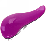 Расческа массажная «Компактная-капля», цвет фуксия, 15см