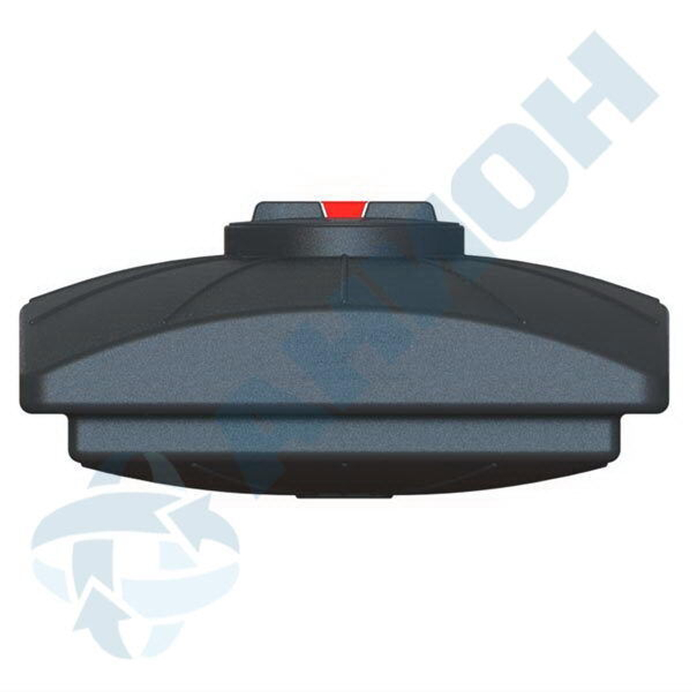 Бак для душа с дыхательным клапаном Анион 250 л. горизонтальный (1000x1000x410см;черный) - арт.559461