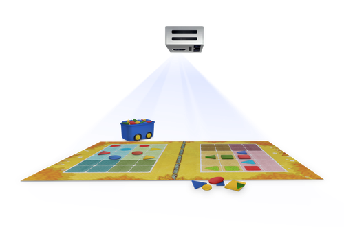 Интерактивный образовательный пол Magium с коробом v2m (датчик в коробе, проектор отдельно)