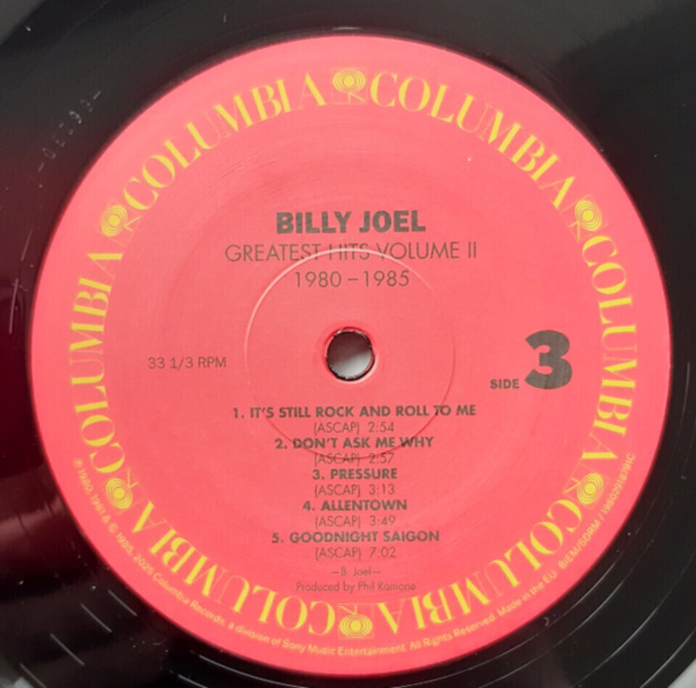 Billy Joel / Greatest Hits Volume I & II (40th Anniversary Edition)(2LP)