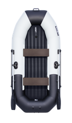 Таймень N 270 НД серый-черный надувное дно (лодка пвх)