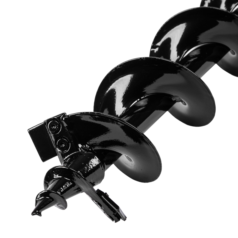 Шнек для грунта ER-100, диаметр 100мм, длина 800мм,соединение 20мм, съёмный нож// Denzel