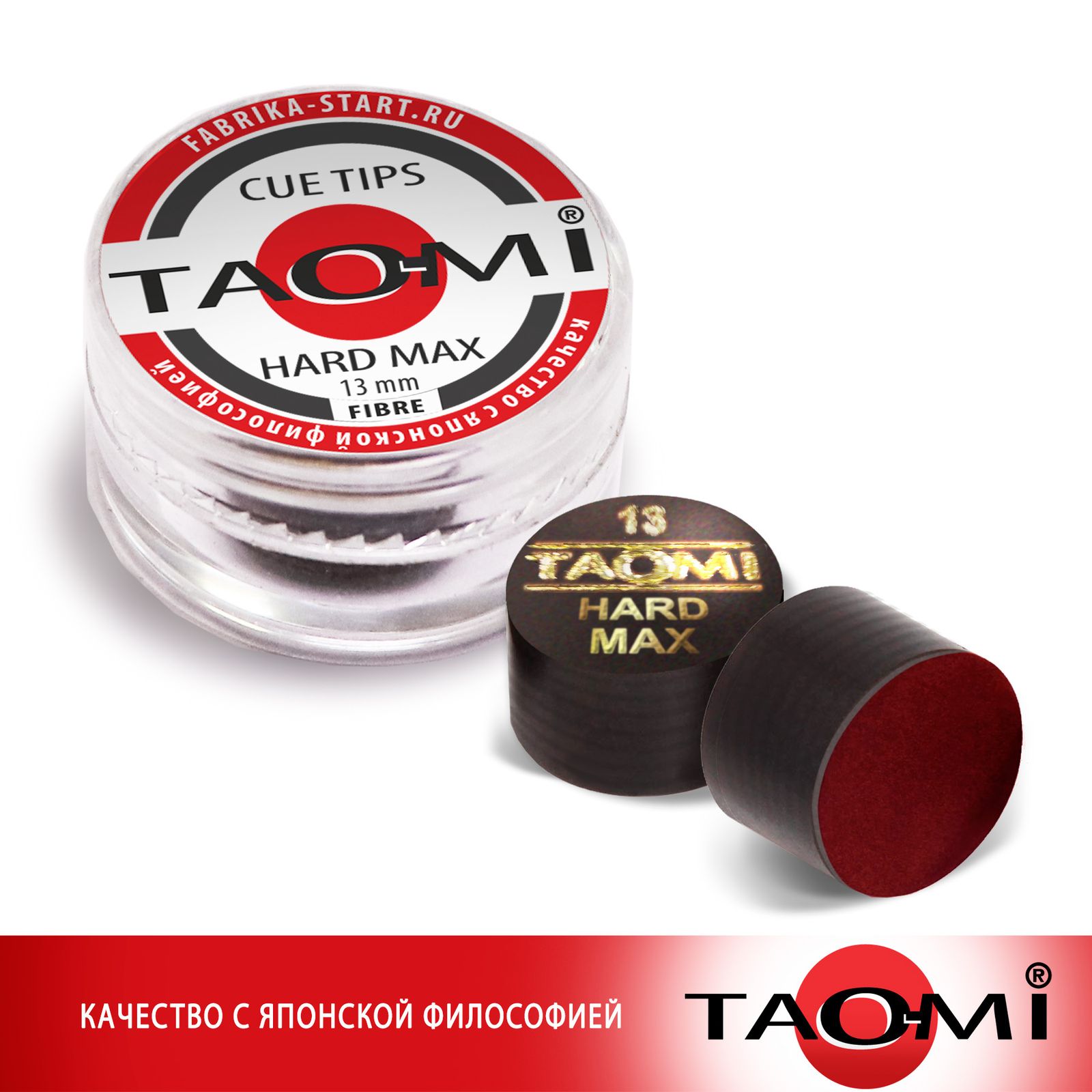 Наклейка для кия TAO-MI 13мм, HARD MAX с фиброй фото №5