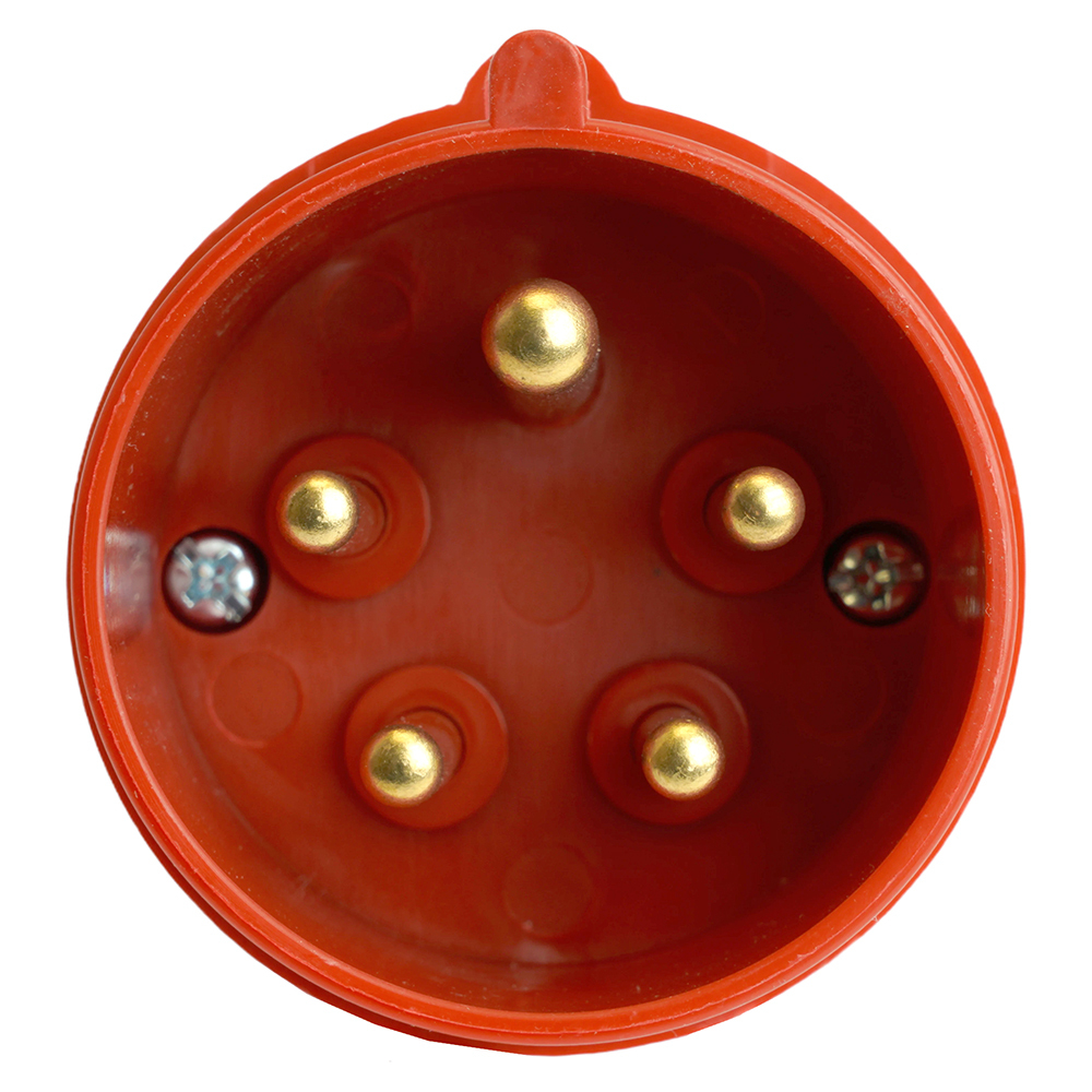 Вилка прямая ST-015 16А 380В 3P+PE+N IP44, PPG16-015-44, Stekker 49429