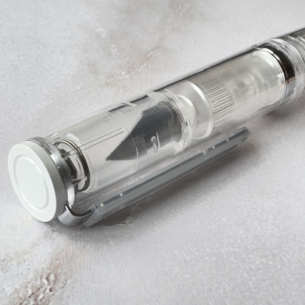 Ручка перьевая Sailor Tuzu Crystal White Steel Nib F (12-0463-201) 6