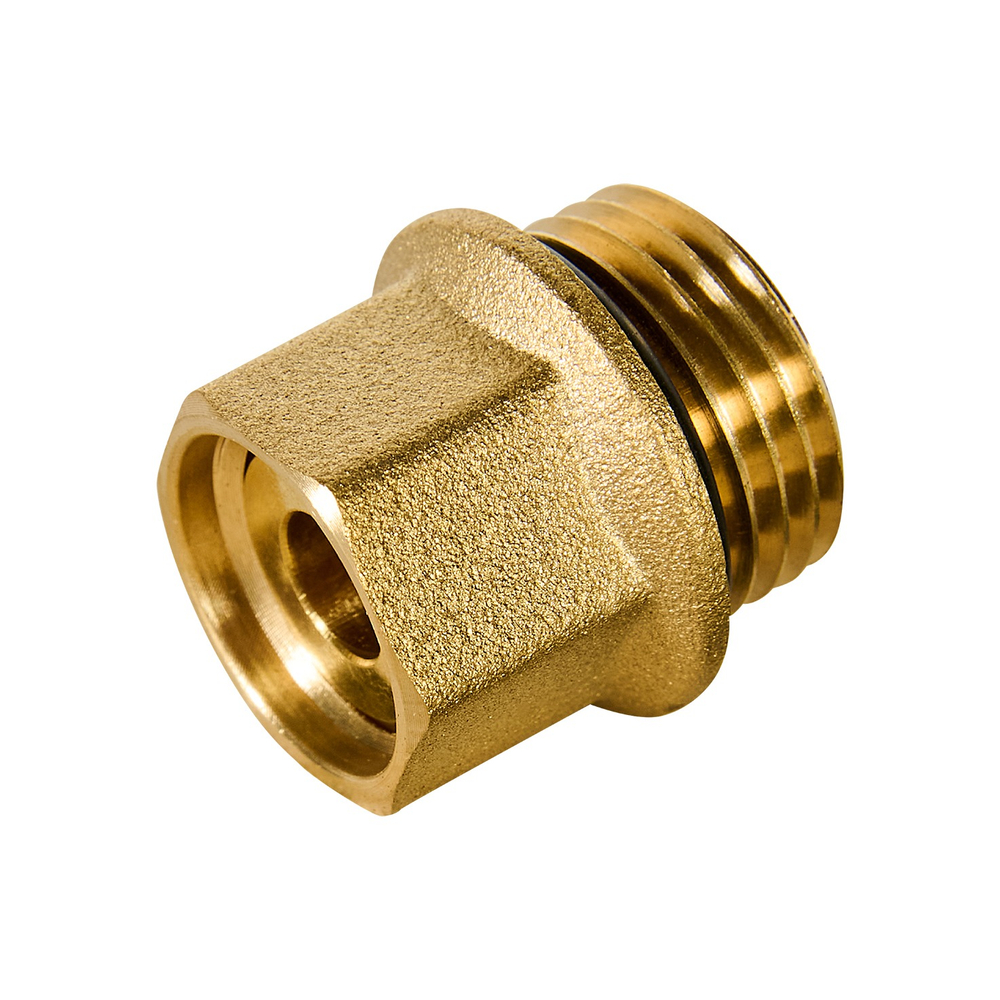 Клапан отсекающий ROMMER - 3/8 x 1/2 (ВР/НР, PN10, Tmax 120°C)