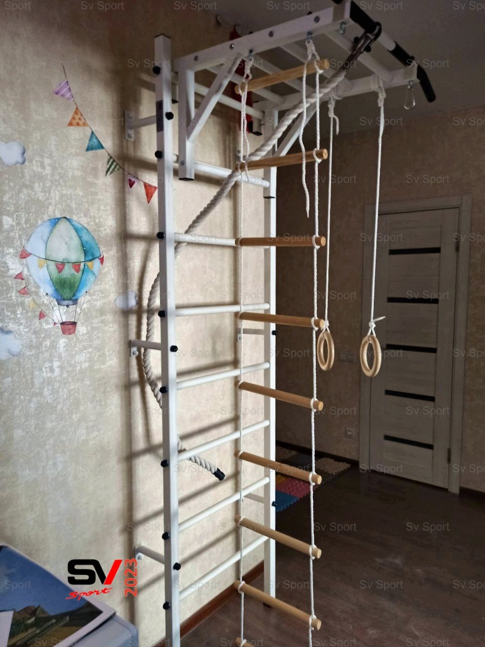 Монтаж шведской стенки Sv Sport в бетонные, кирпичные стены