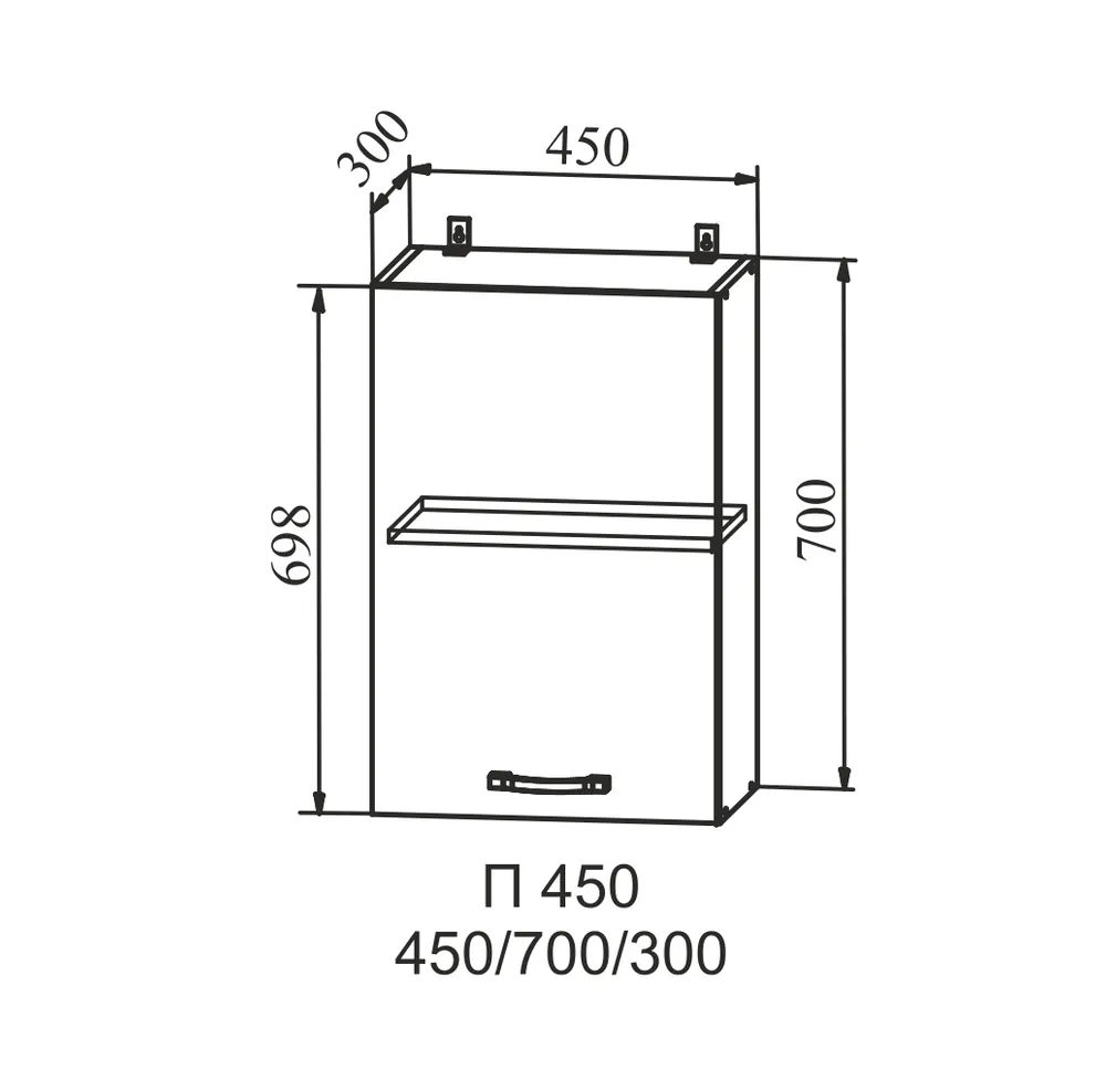 Лофт Дуб цикорий П 450