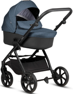Детская коляска Tutis Leo 3 Plus 4 в 1 с автокреслом Elo Lux EduSky Black и базой 1582288 Deep Blue