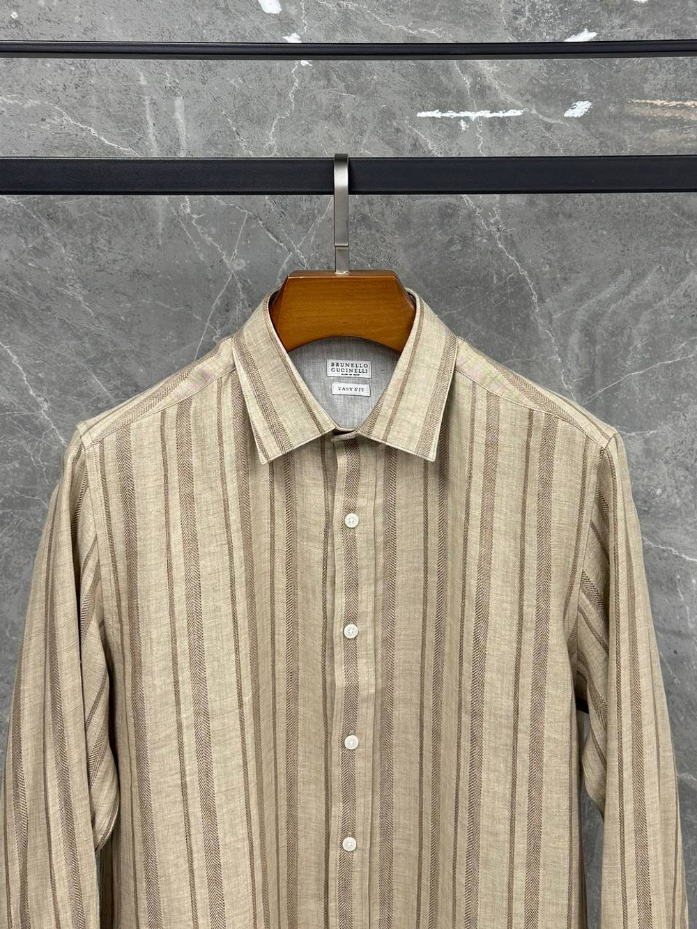 Льняная рубашка Brunello Cucinelli