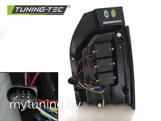 Задние фонари для Volkswagen T6 Multivan / Caravelle (15-...) LED Red Smoke