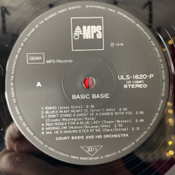Винтажная виниловая пластинка LP Count Basie And His Orchestra Basic (Japan 1978) (Obi)