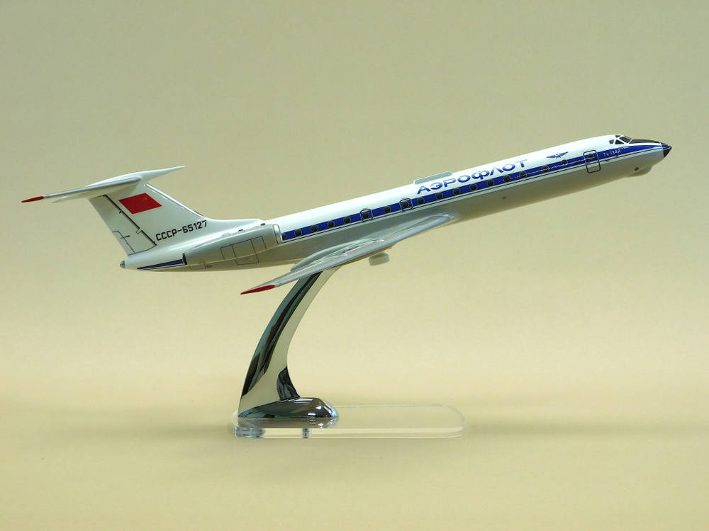 Модель самолета Ту-134А-3 (М1:100, Аэрофлот СССР-65127)