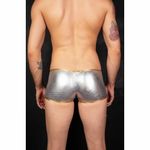 Мужские трусы хипсы серебристые с золотистой вставкой Cosmos Colors MR30_ GS