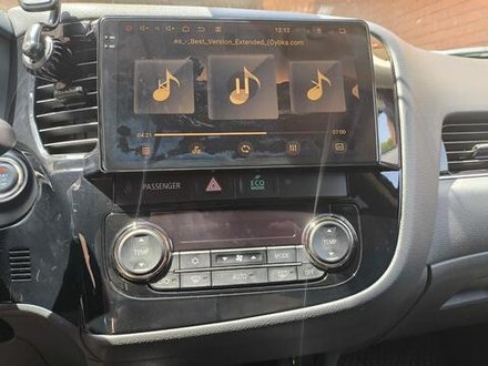 Магнитола для Mitsubishi Outlander 3 2012-2022 (левый руль, рамка 9) - Redpower 85656 PRO/PROmax ТОП звук, 2K QLED, Android 14, CarPlay, 4G SIM-слот