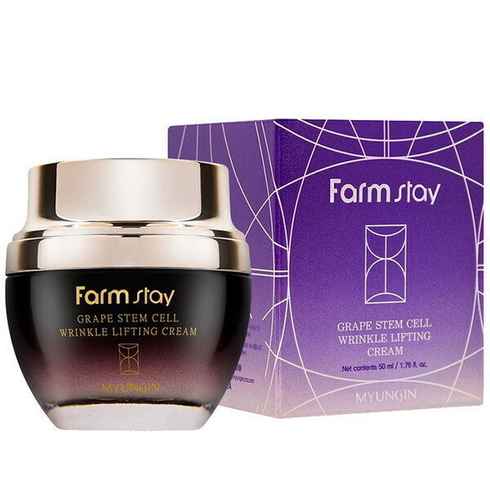 Крем-лифтинг для лица FarmStay Grape Stem Cell Wrinkle Lifting Cream, 50мл