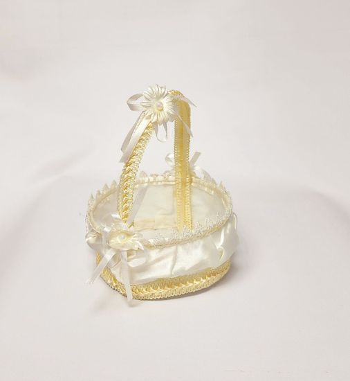 Корзинка свадебная, синяя