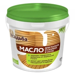 Масло для полков и скамеек в сауне "Усадьба-216" (0,5кг)