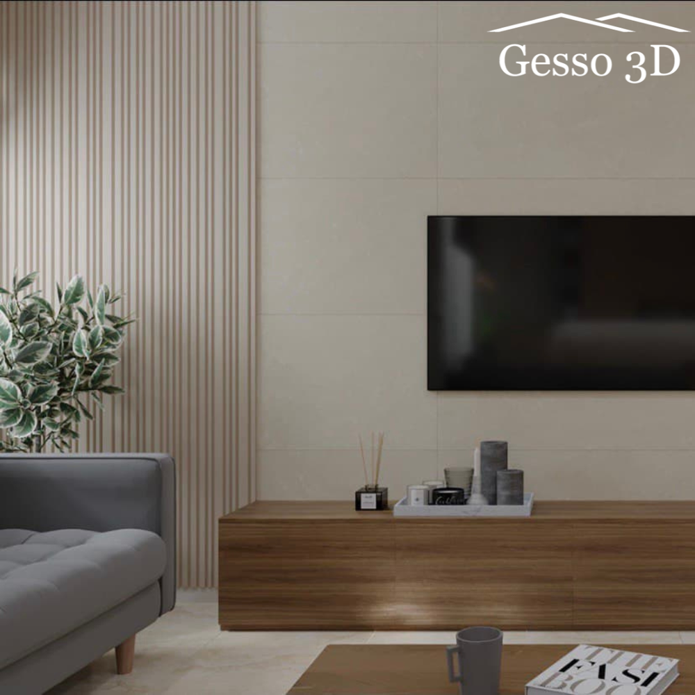 Гипсовая 3D панель Штрих-код