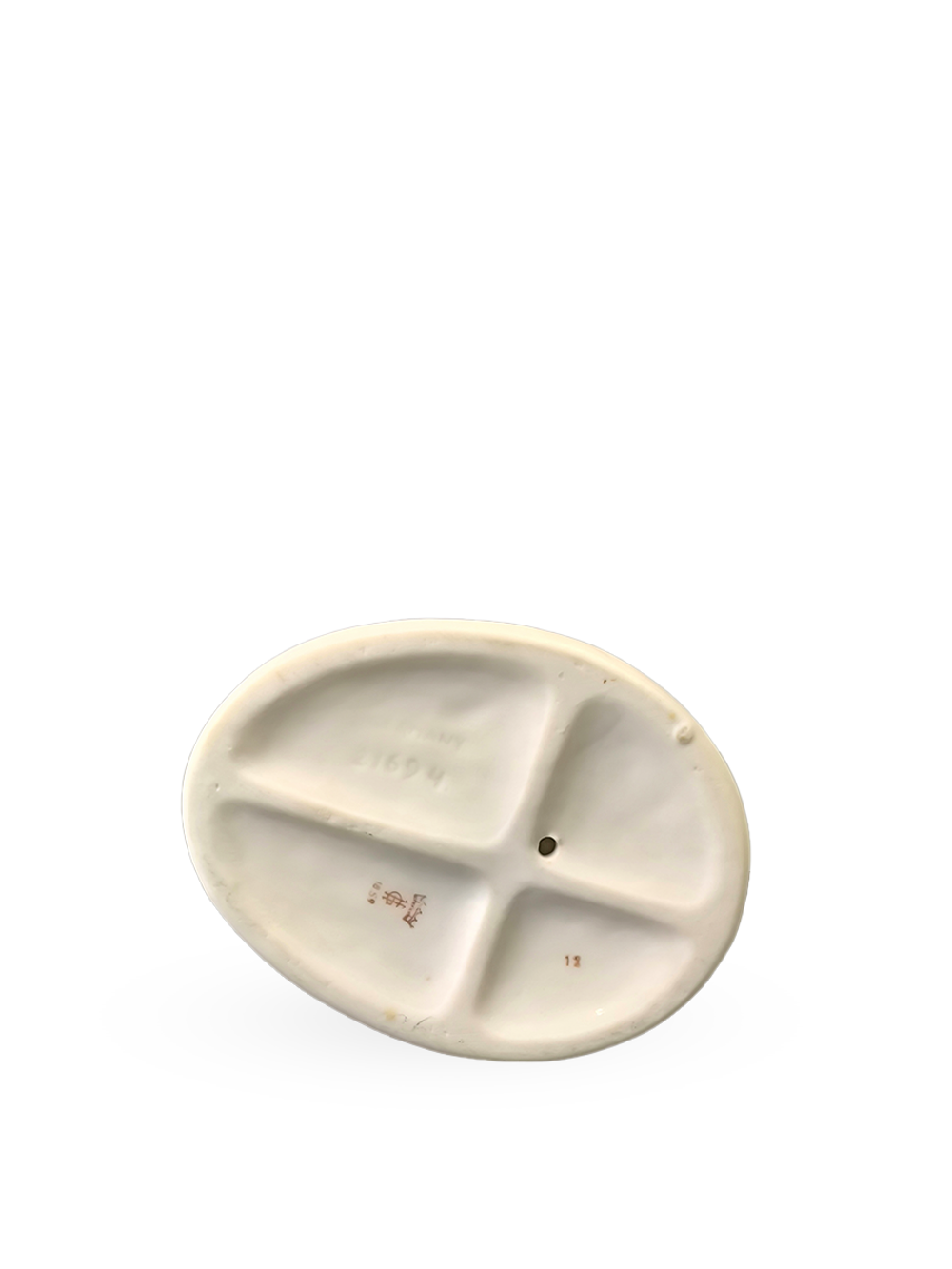 Фарфоровая статуэтка "Девушка с борзой" Wallendorf