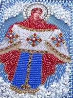 Принт-И22 Ткань с нанесенной авторской схемой Покров Пресвятой Богородицы