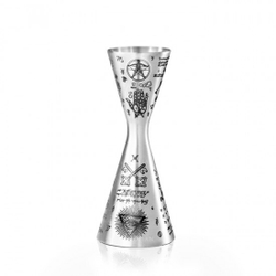 Джиггер Lumian Afrodite Alchemy  30/60 мл, серебро с гравировкой