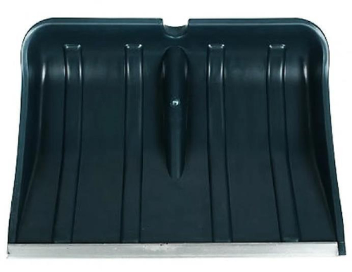 Лопата снеговая пласт.   ПРАЙМ   ЦВЕТНАЯ   500*375    с алюм. планкой, б/черенка (d=32)