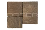Тротуарная плитка Braer Старый город Венусбергер, Color Mix Каштан, 40 мм
