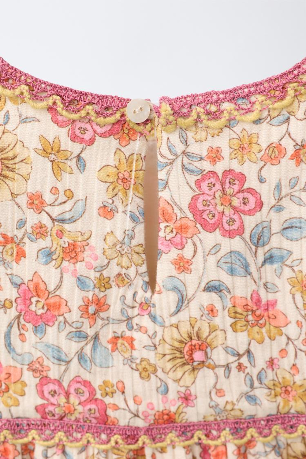 ZARA ПЛАТЬЕ С ЦВЕТОЧНЫМ ПРИНТОМ, РАЗНОЦВЕТНЫЙ