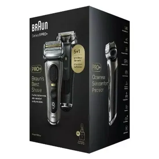 Электробритва Braun Series 9 Pro + 9565cc благородный металл.