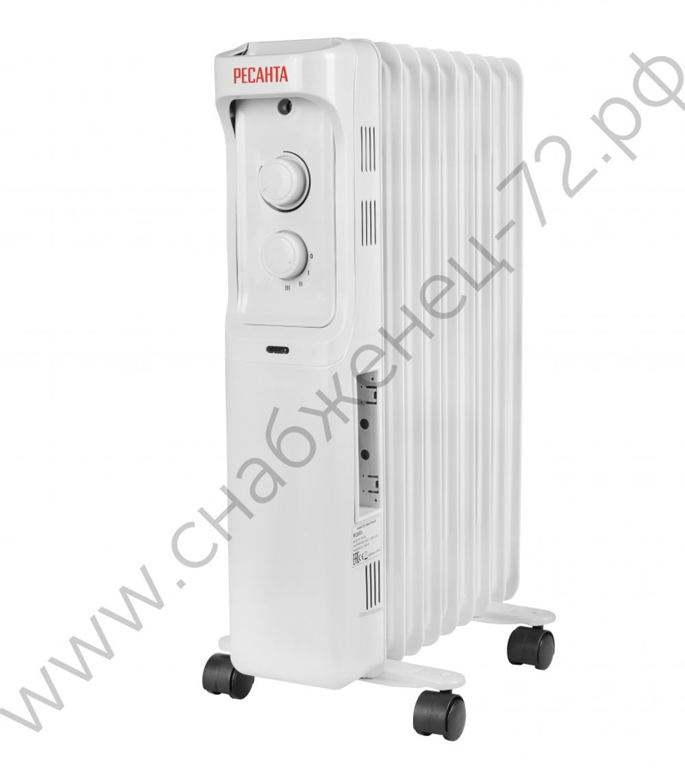 Масляный радиатор ОМ-9А (2 кВт) Ресанта