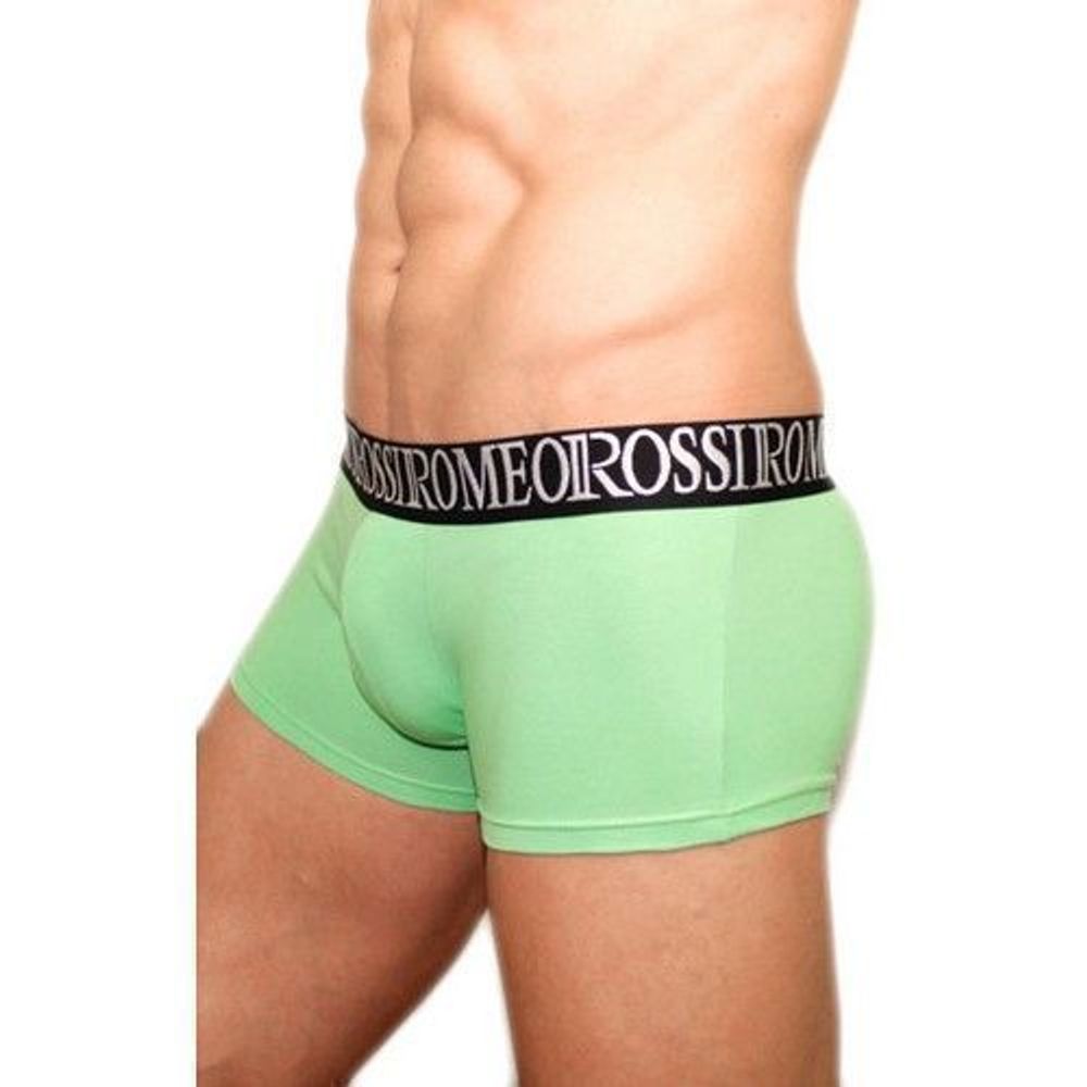 Мужские трусы хипсы зеленые Romeo Rossi Bik Green Boxers RR5002-5