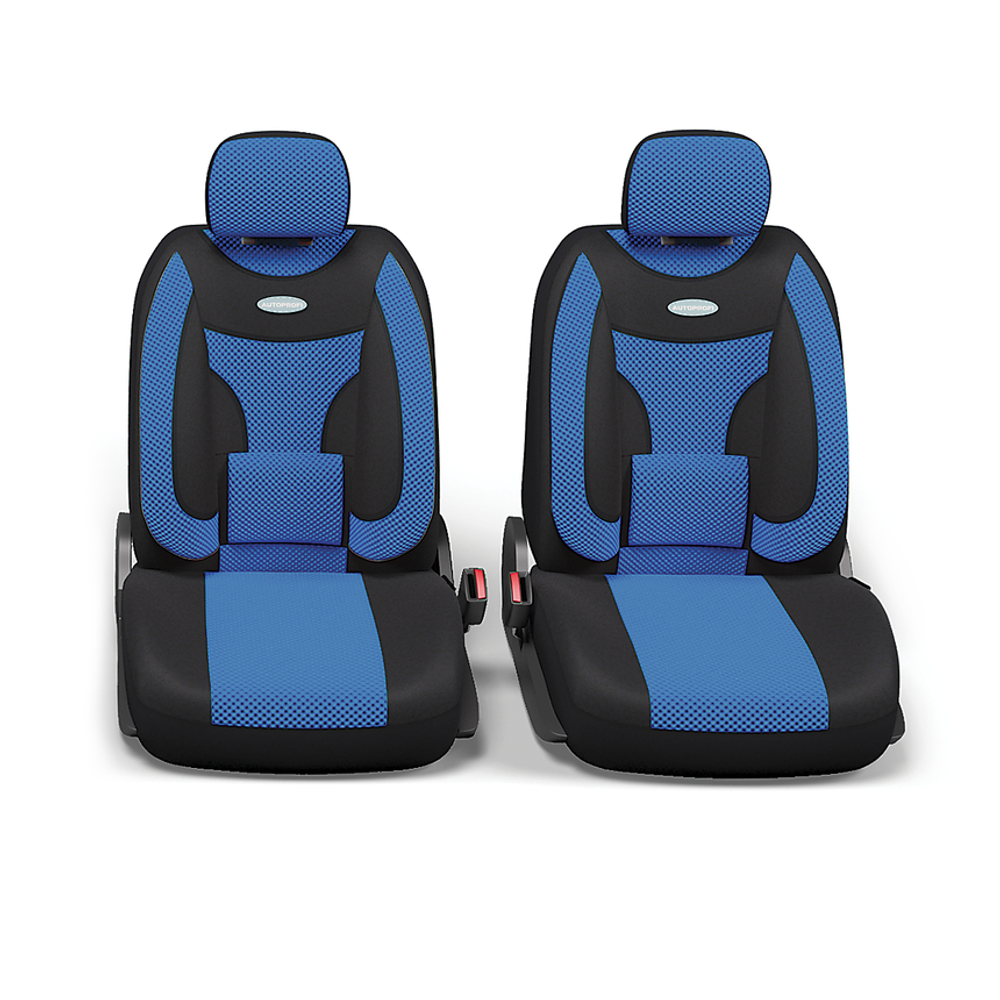 Авточехлы AUTOPROFI EXTRA COMFORT ECO-1105 BK/BL черный / синий размер М