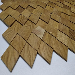 Деревянная мозаика для стен Wood Mosaic Дуб Ромб