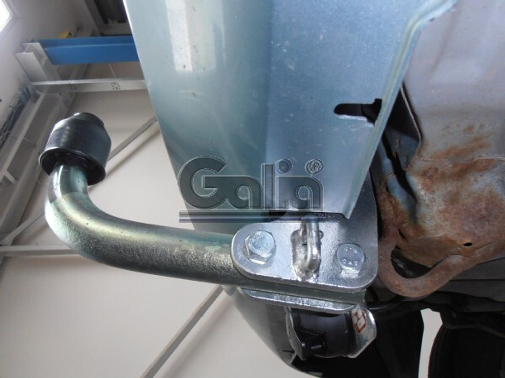 Фаркоп оцинкованный Galia H012A для Honda Civic хетчбек 5 дверей 2000-2003(паспорт и сертификат в комплекте)(без электрики)
