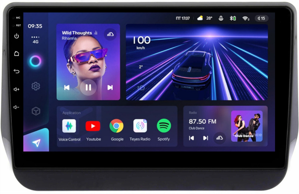 Магнитола для Hyundai H1, Grand Starex, 2018-2022 (ШГУ цветной) - Teyes CC3L монитор 9" IPS на Android 10, 8-ядер, CarPlay, 4G SIM-слот