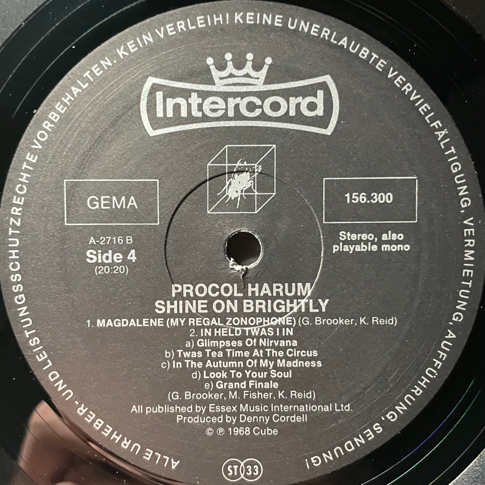 Procol Harum ‎– A Salty Dog / Shine On Brightly 2LP (Германия 1976г.)