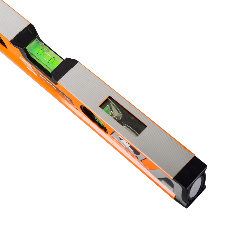 Уровень алюминиевый «Усиленный» 400мм 3 глазка фрезерованный Вихрь