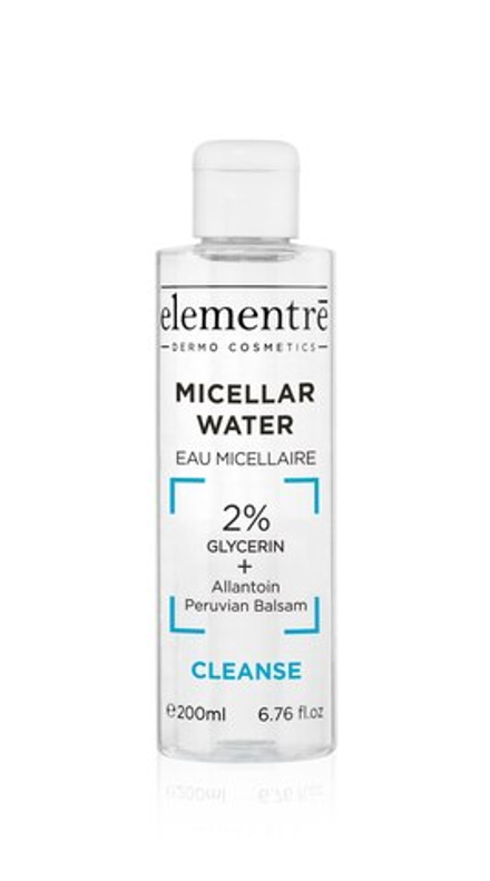 Мицеллярная вода - 2% GLYCERIN, MICELLAR WATER 200 ml. от Elementrè Dermo Cosmetics