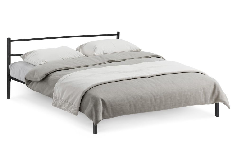 Двуспальная кровать Фади 160х200 черная