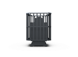 Банная печь Душа- 15 Сетка Высечка стекло