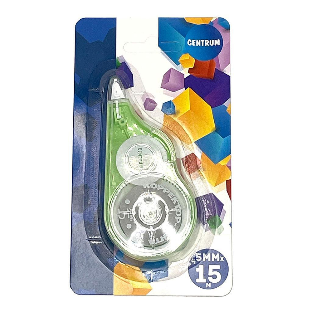 Корректирующая лента 15метров *5мм - блистер, европодвес, морозостойкая (Центрум)