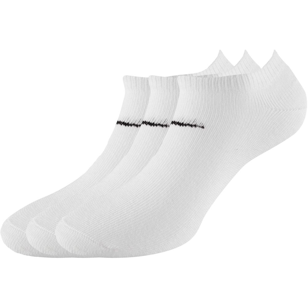 Носки теннисные Nike Cushioned No Show Tennis Socks 3 Pack - White, Black
