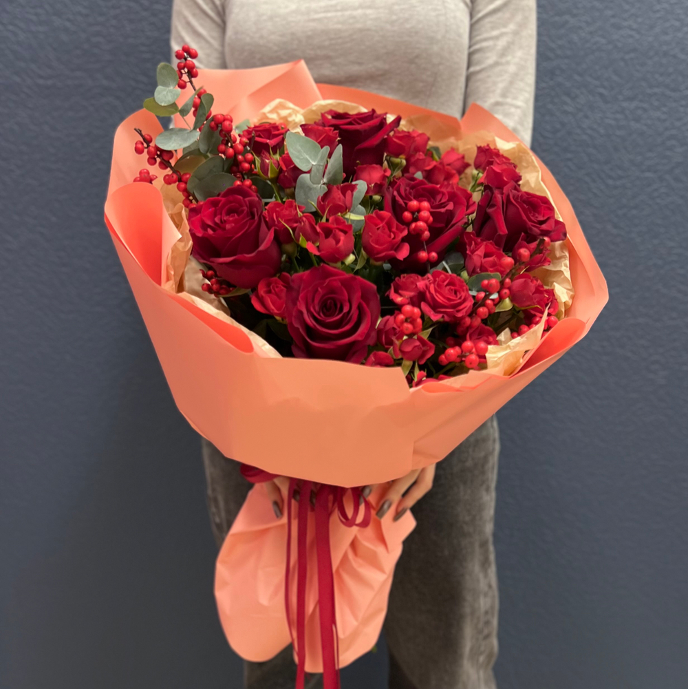 Букет "Огонь любви" #23