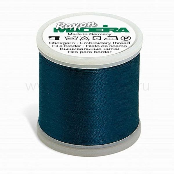 Нитки вышивальные вискоза Madeira Rayon №40, 200 м, цв. 1293, 9840, 5 катушек