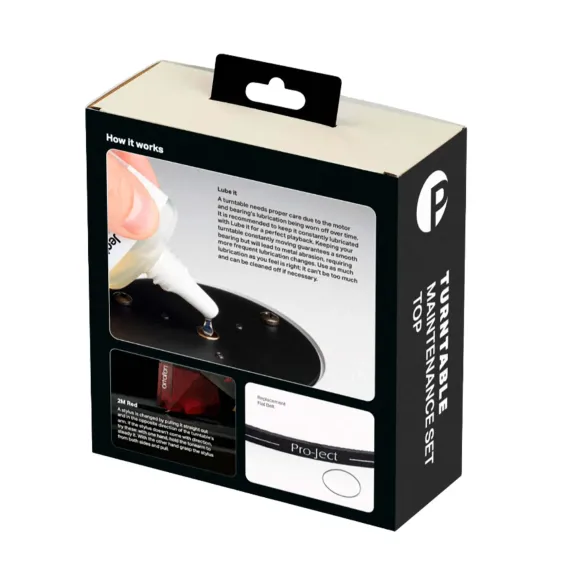 Pro-Ject Maintenance Set Top (Lube It/Drive Belt/2M Red Stylus)