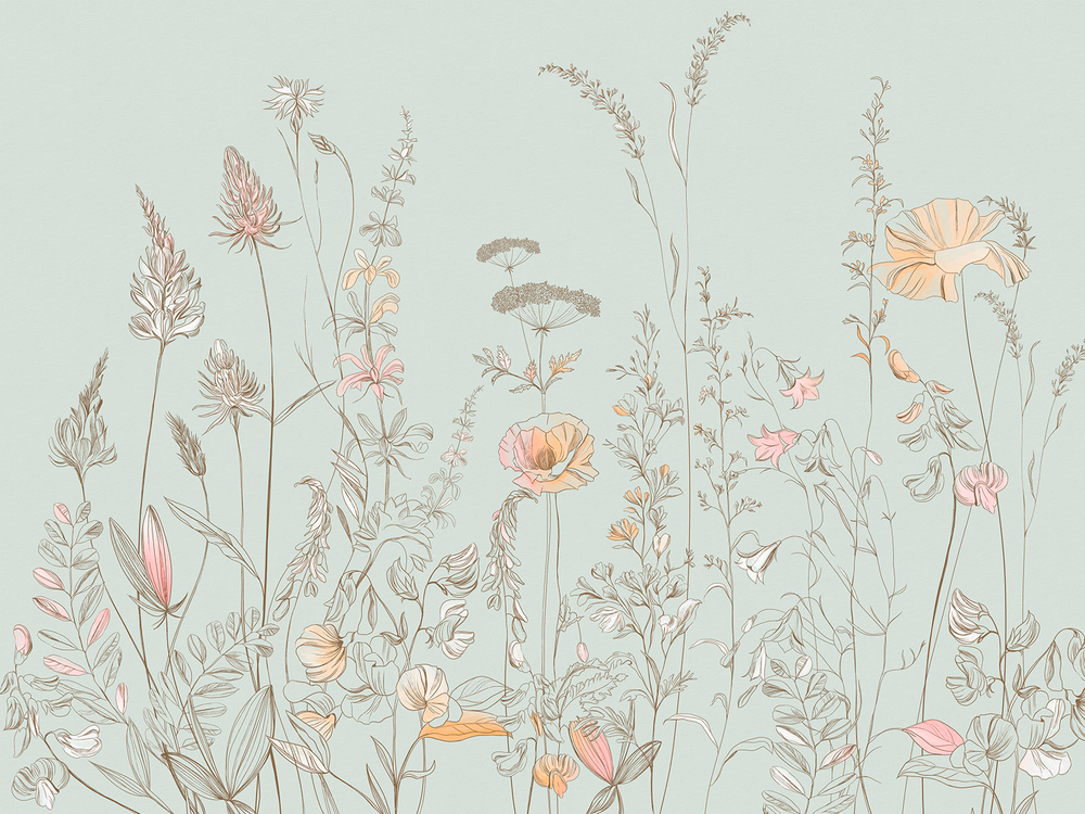 Дизайнерские обои Wall Street Blossom