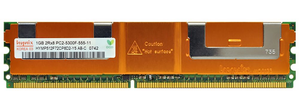 Оперативная память HP FBD-667 1024Mb PC2-5300 EBE11FD8AFN-6E-E