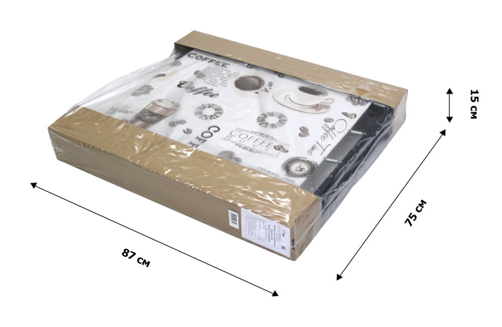 Кровать раскладная Арина (аналог Надин с407) арт.с1249 (цвет ткани бежевый рис.кофе