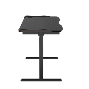 Стол для компьютера (для геймеров) с электроприводом и RGB-подсветкой FoxGear FG-IE-47B (ширина 120 см)